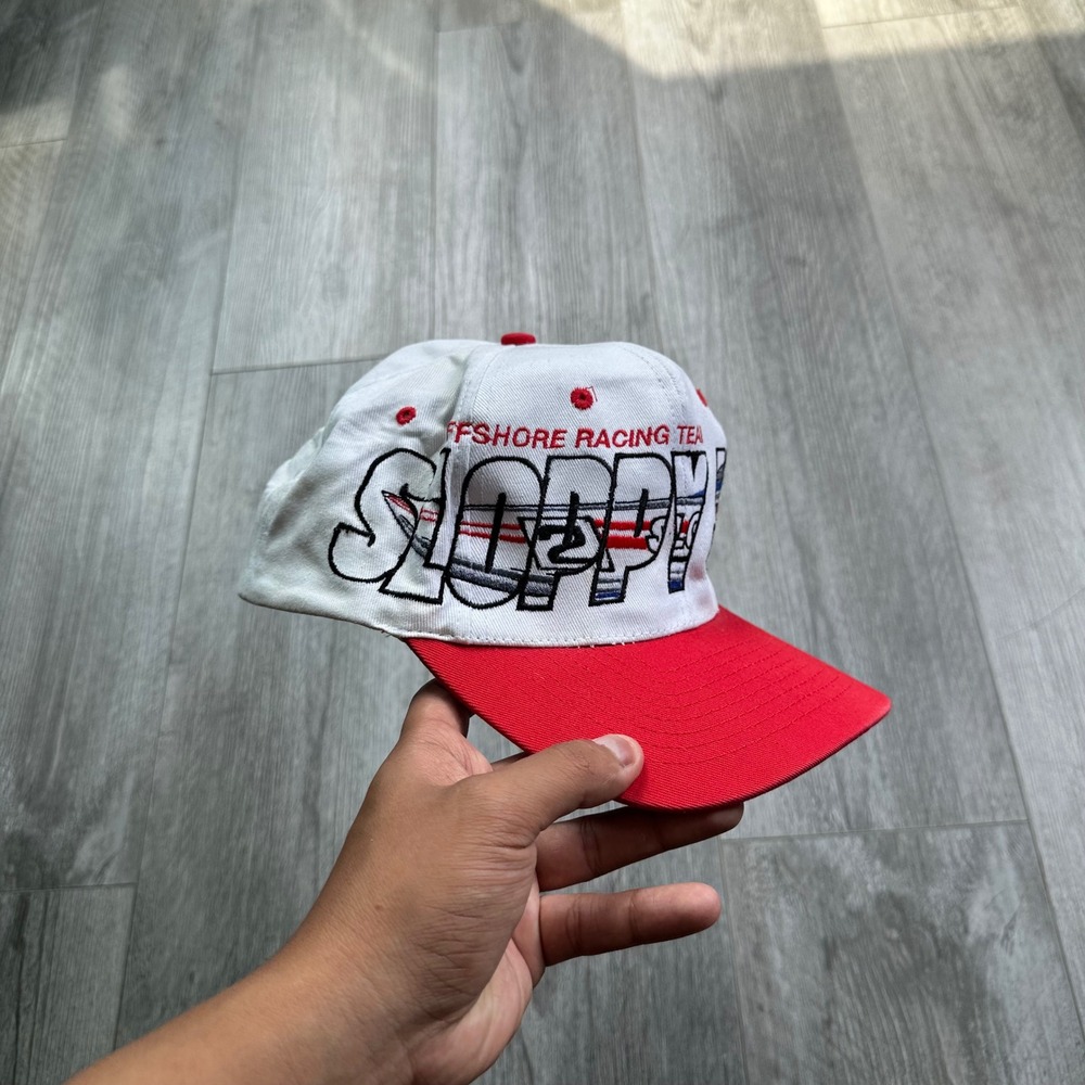 Vintage Sloppy Joe's Offshore Racing Team Snapback Hat Key West